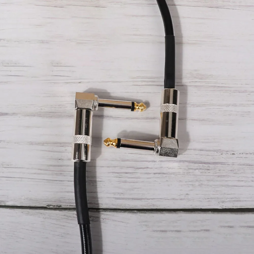 

Connection Guitar Effects Cable Effects Muti Color PVC 15/30/50cm 6.35 Mm Plug Cable Connection Connector Guitar Duable