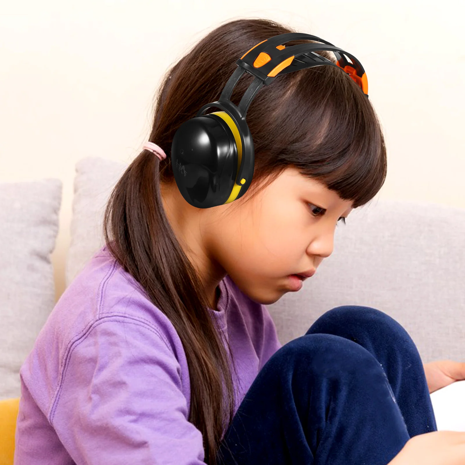

Soundproof Earmuffs Noise Cancelling Headphones Black Wired Ear Protection Muffs for Shooting Industrial Hearing Safety