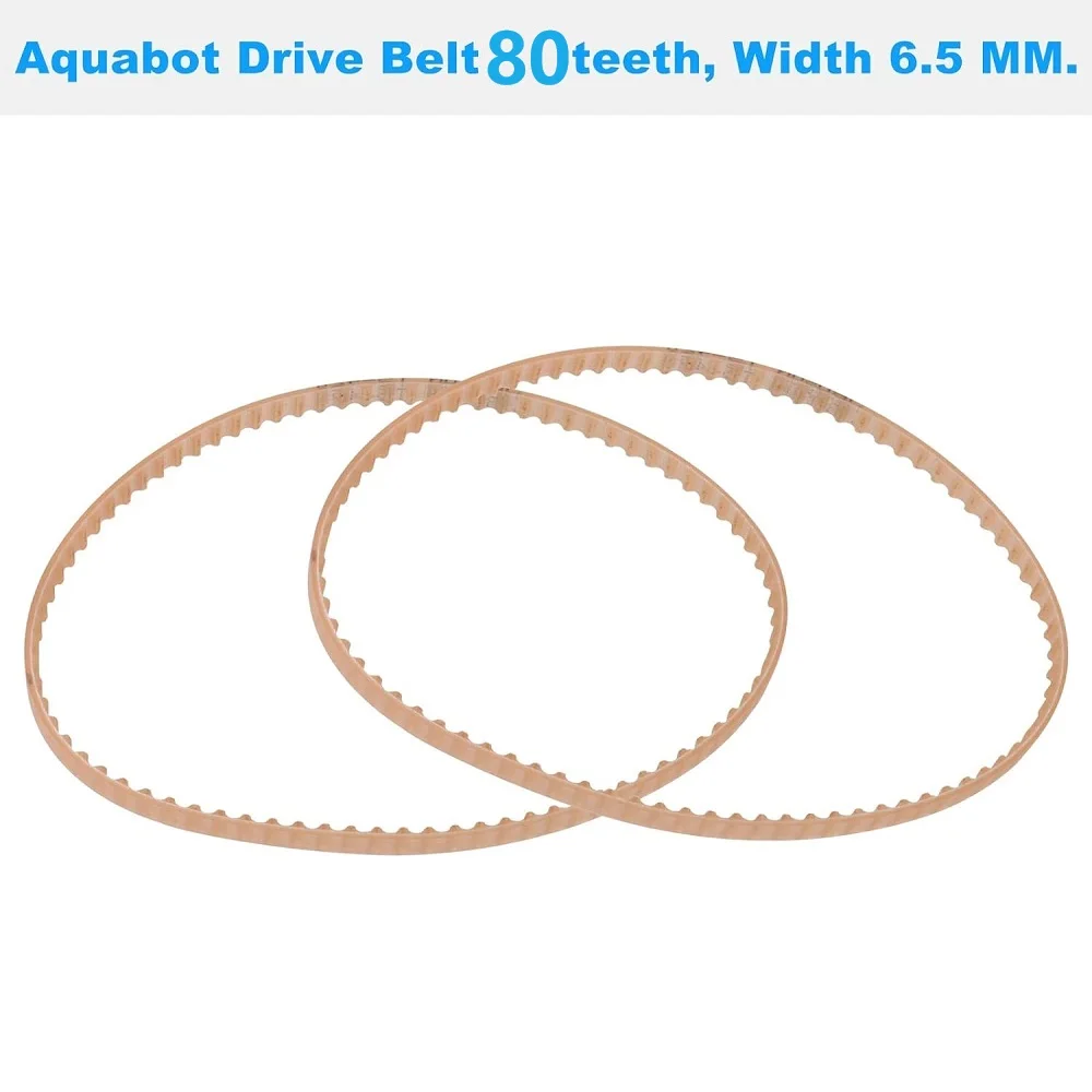 4PCS A3302PK Pool Cleaner Robot Belt for Aquabot Pool Cleaner Robot 3302 Aquabot Parts Drive Belts - 80 Teeth