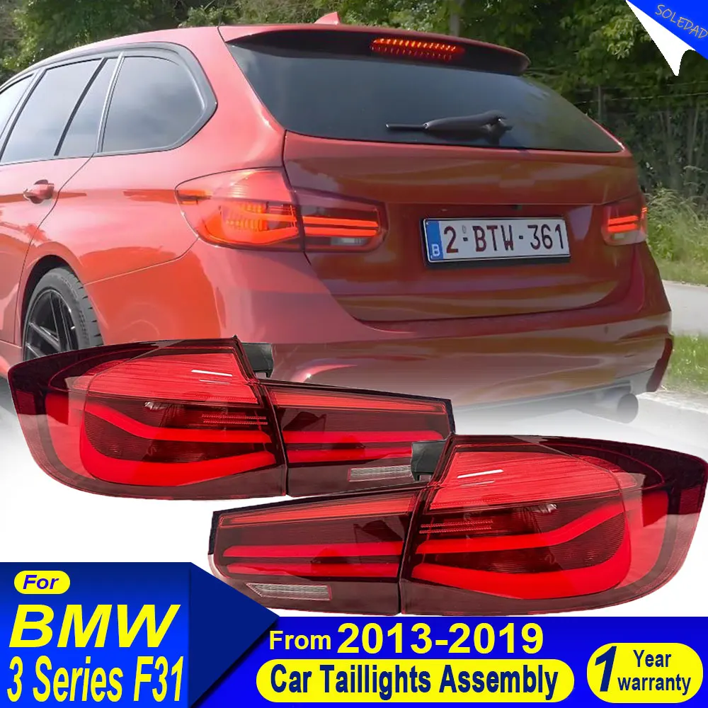  テールランプ 4個セット F31 並行輸入品】 BMW F31ツーリング2013-2018用フルLEDテールライト 赤