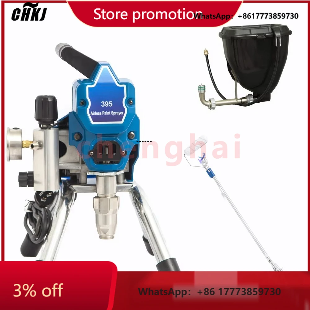 

CKHJ-2025NEWFactory Direct Factory Price PT-395 Electric Airless Spraying Machine 120V Airless Paint Sprayer 230V Wall Paint Air