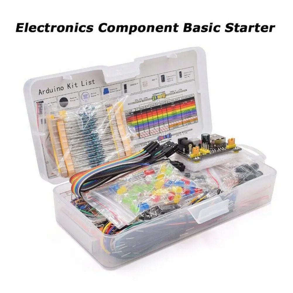 DIY Project Starter Kit For Arduino R3 Kit Electronic DIY Kit Electronic Component Set With Box 830 Tie-points Breadboard