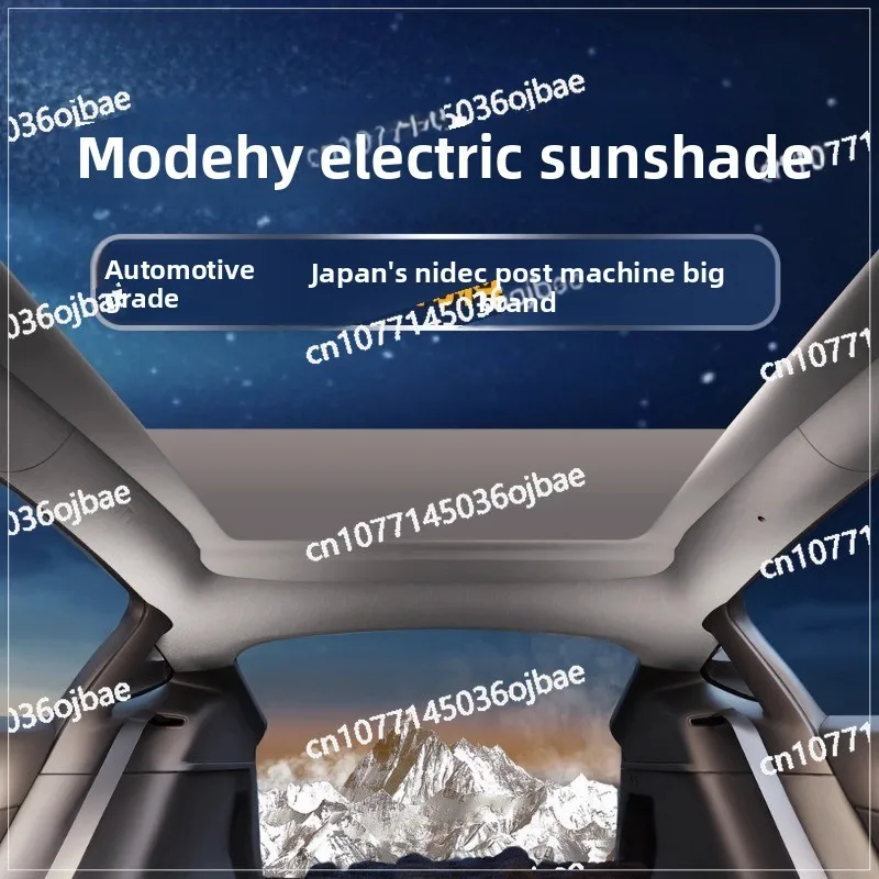 

Suitable for Tesla ModelY Electric Sunshade 25 Renewed Y Sunroof Thermal Insulation and Sunscreen Retractable Canopy