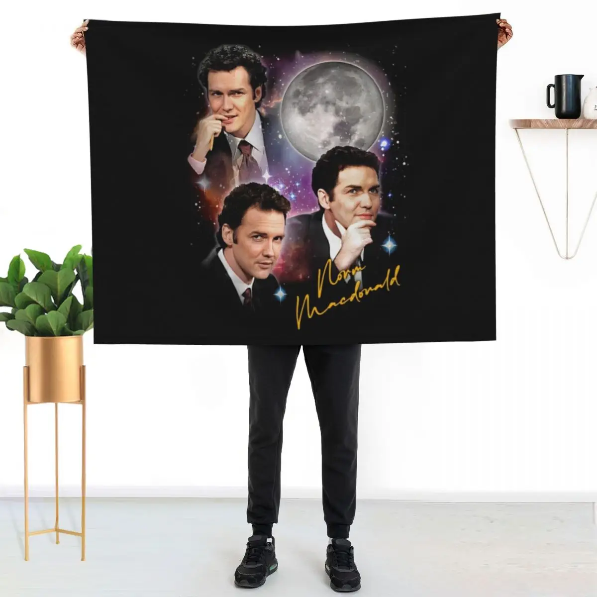 Norm Macdonald Throw Blanket Fashion Sofas Custom sofa bed Flannel Blankets For Baby Flannels Blankets