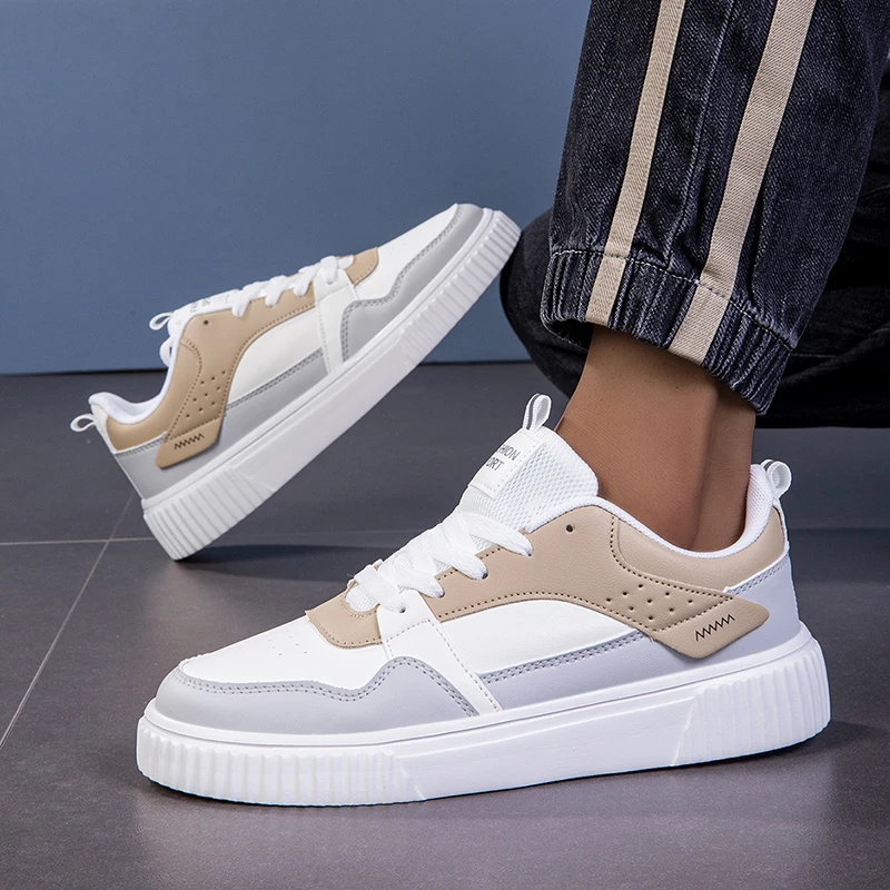 

YRZL Men's Casual Shoes Sneakers Breathable Shoes Non Slip Comfortable Sports Shoes Loafers Trainers Thick Sole Outdoor Fashion