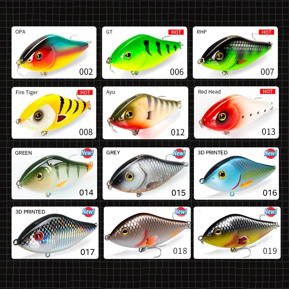 Hunthouse Slider Sinker Angelköder VIB Jerkbaits 70 mm 100 mm Variable sinkende Wobbler Leurre Pesca Hechtfischgerät – Detail 10