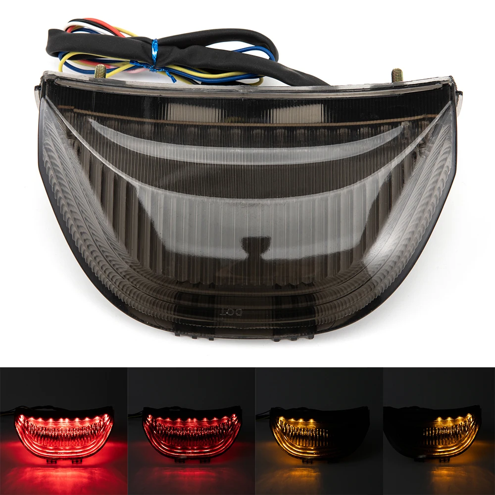 Luz trasera LED integrada para coche, intermitente de freno, para Honda CBR600RR, CBR 600 RR, 2003, 2004, 2005, 2006, CBR1000RR, 2004-2007