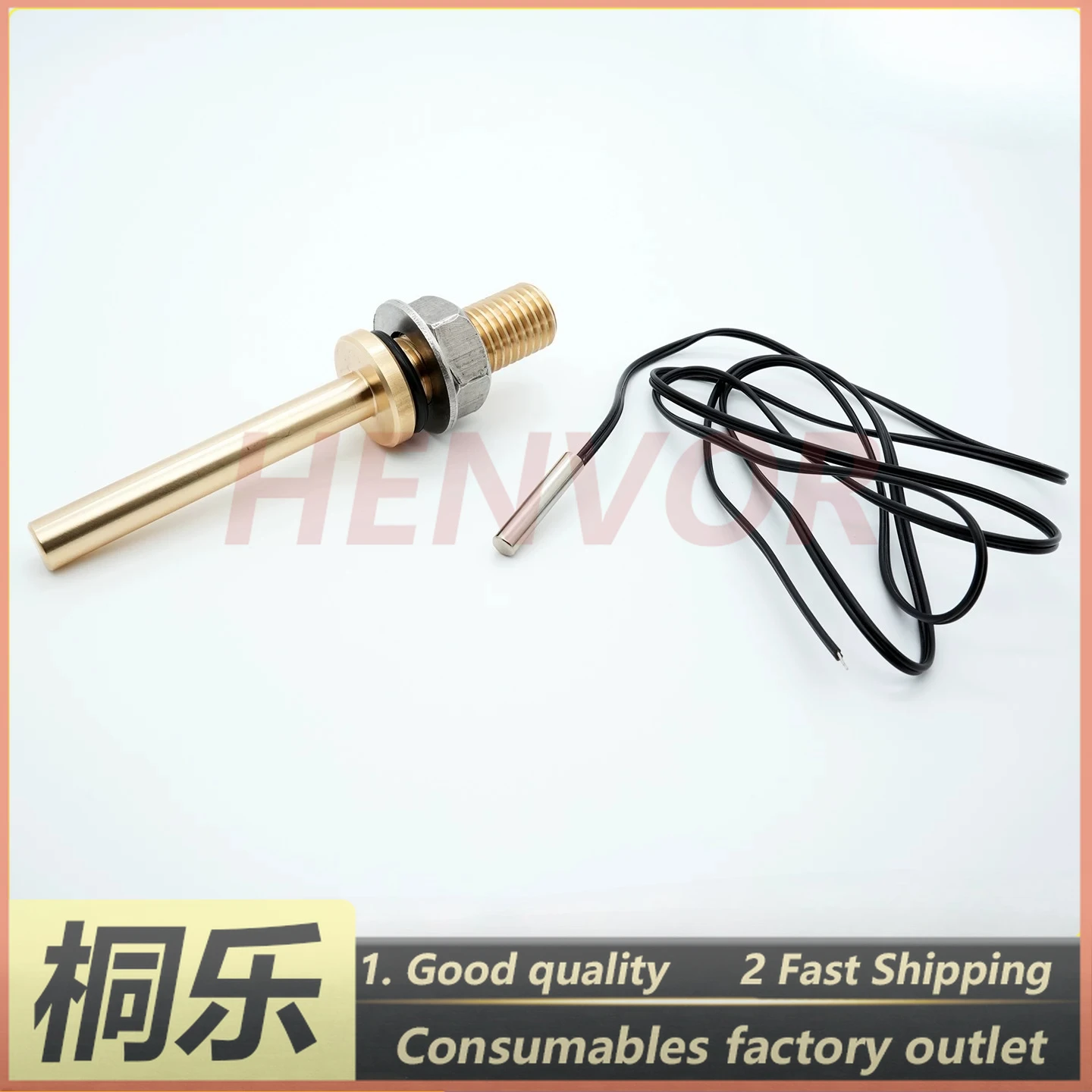 Temperature Sensor Copper Probe Tube Seat for CTP Plate Processor JH-960 1250 Developing Drying System Spare Part
