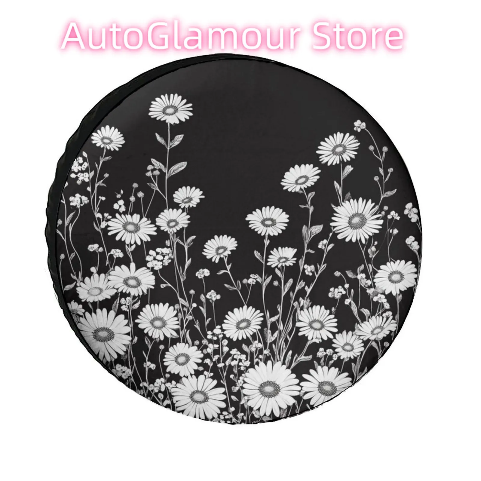 

Защитный чехол для шин с дизайном Feverfew, подходящий для прицепов, автодомов, внедорожников и фургонов-кемперов.