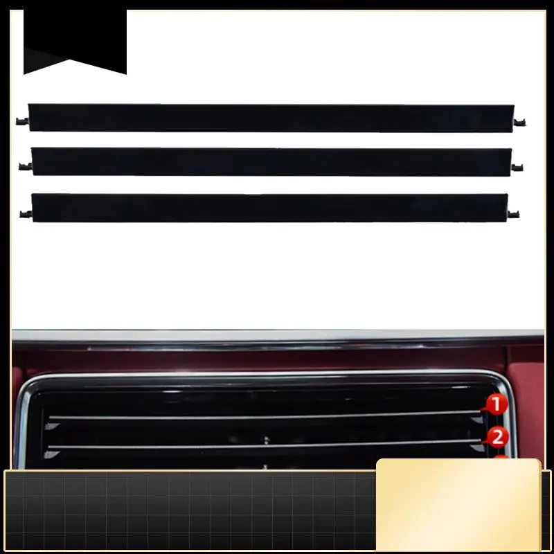 

Car Dashboard Middle AC Vent Vent Adjustment Paddle Vent Repair Strips 971819110E For Porsche Panamera 971 2017-2022