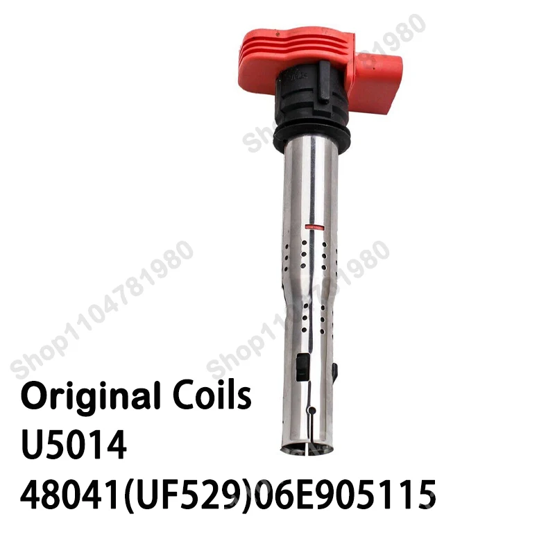 

4/6Pcs Ignition Coil UF529 06E905115 06E905115E for AUDI A4 B6 B7 B8 A5 A6 C6 C7 A7 A8 D3 D4 Q5 Q7 R8 06E905115C U5014 48041