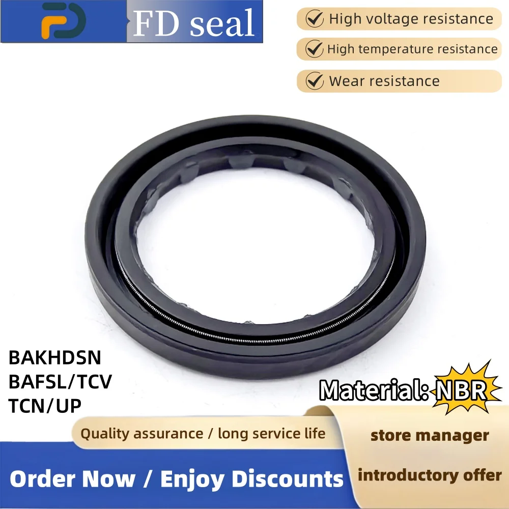 

Oil Seal 35*52*5mm NBR OMS160 BAKHDSN Pressure Oil Seal, Engineering Machinery Seal Cycloid Needle Motor Oil Seal ISO 9001 2008