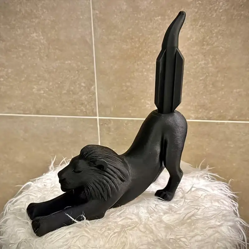 Cute Stretching Dog/Cat/Lion Tissue Holder - Adorable Bathroom Decor And Storage, Fun Toilet Paper Holder