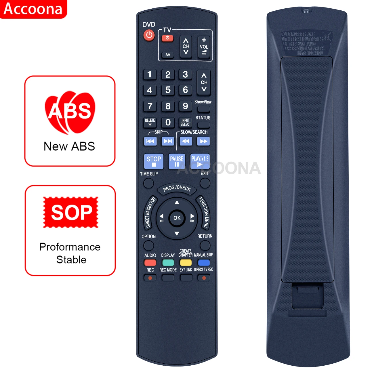 

NEW For Panasonic N2QAYB000236 DVD Recorder ShowView Remote Control DMR-EX85 / DMR-EX87 / DMR-EX8