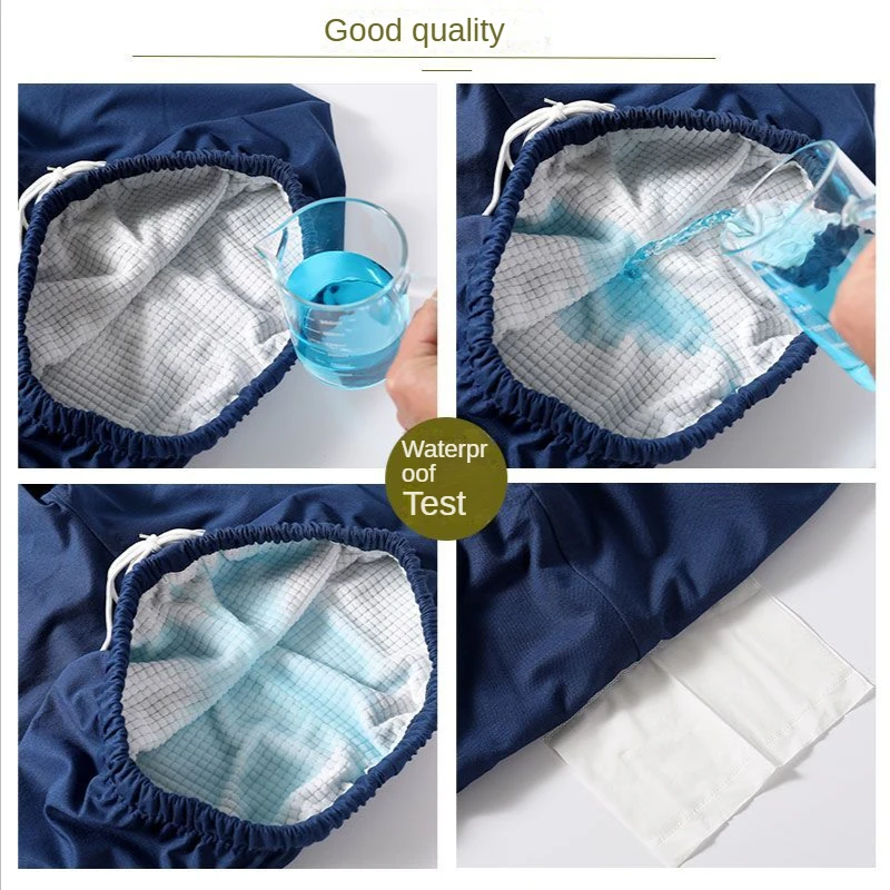 100% Waterproof Incontinence Pants Cloth Diaper Incontinence Pads for Adults Against From Leaks and Stay Dry While Sleeping