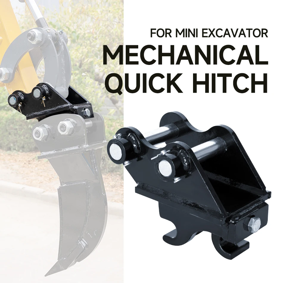 Mini Excavator Quick Hitch Quick Coupler Quick Connect Quick Release Quick Change For 1-2Ton Excavator Small Bagger Accessories