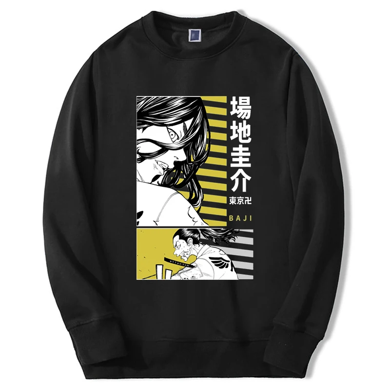 

Tokyo Revengers Japan Mangas Anime Hoodies Mens Mikey Gang Graphic Sweatshirts Crewneck Fashion Fleece Sportswear Tracksuit