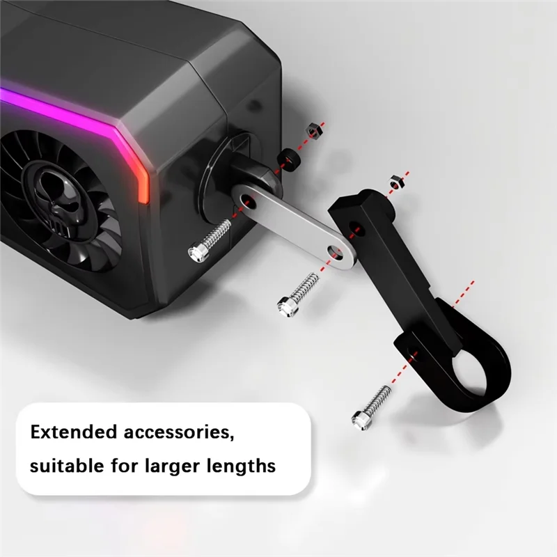 A73E-Motorcycle Handlebar Mount Speaker Wireless Stereo Audio System 12V Auxiliary Input USB FM Radio Function MP3 Player