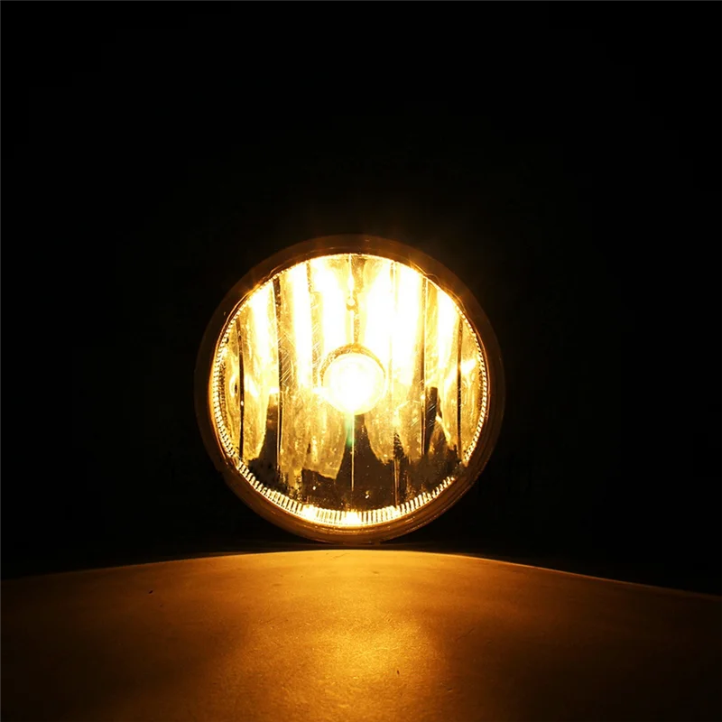 1Pair Car Front Bumper Fog Lights Driving Lamp with Bulb 9675450980 9410269911 for Peugeot 208 2012-2019