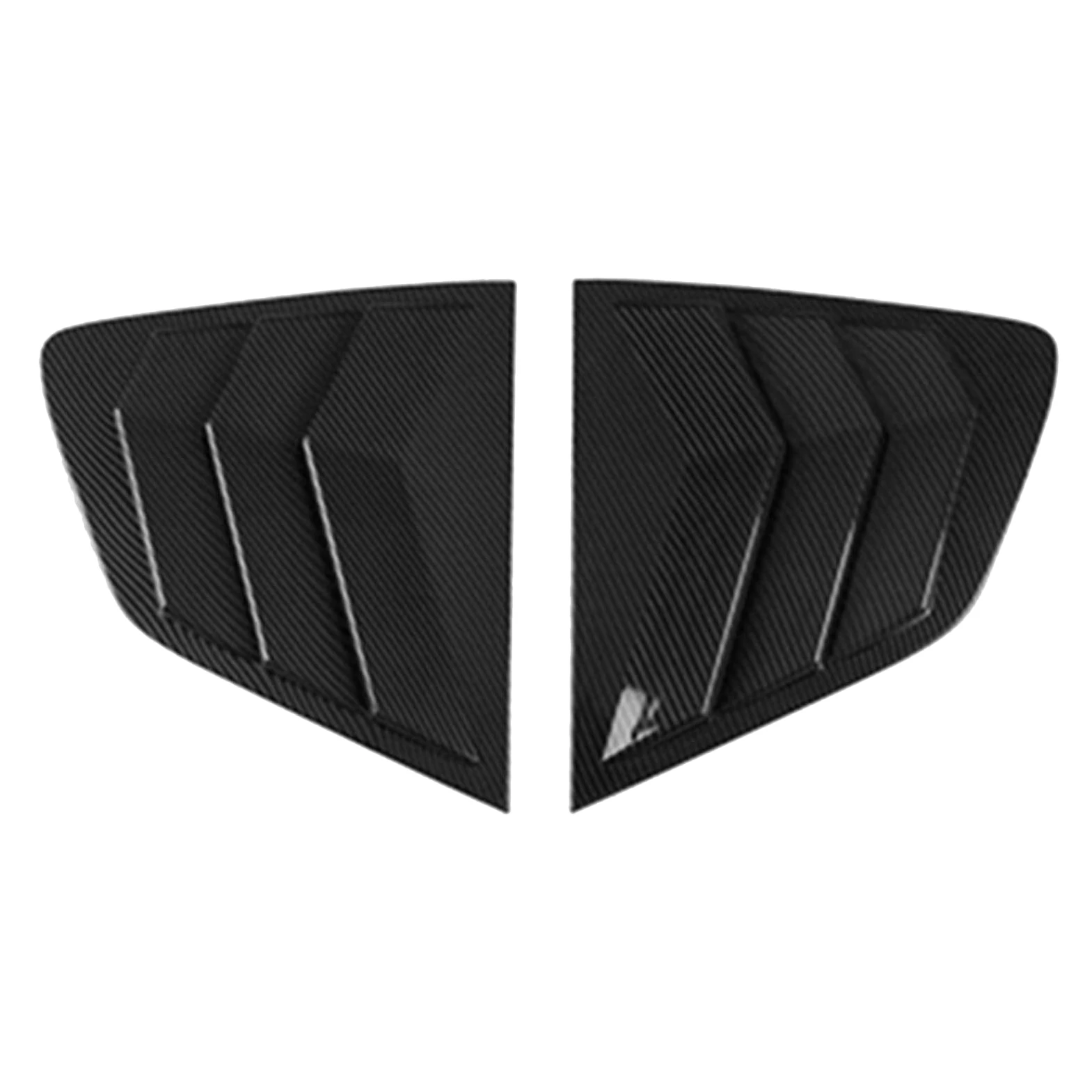 

Car Carbon Fiber Rear Window Louver Shutter Cover Trim for Nissan Rogue X-Trail T32 2014-2020 Window Side Vent