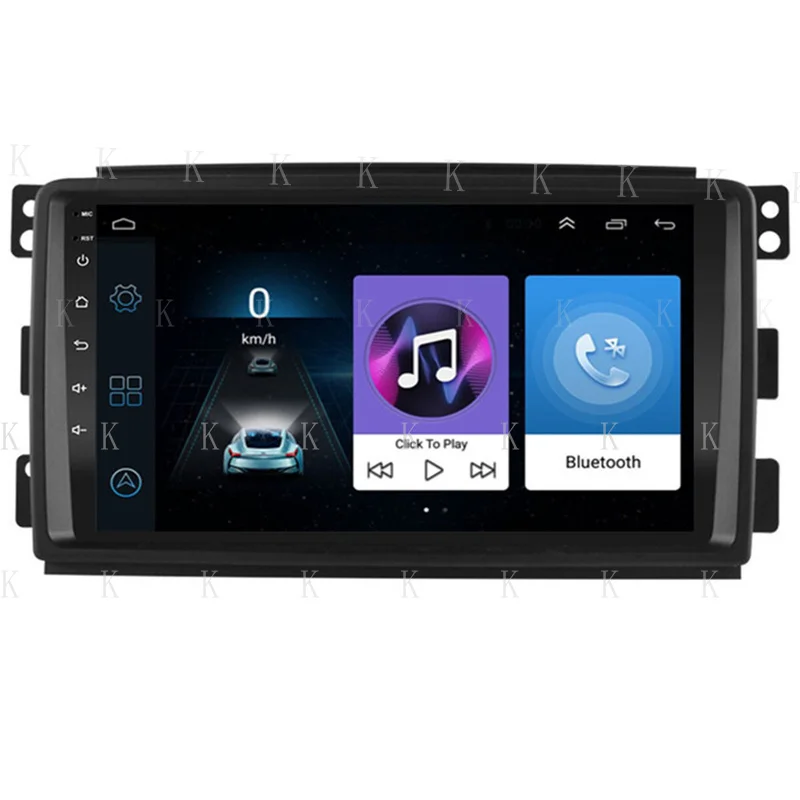 2DIN For CarPlay Car Multimedia Player SWC 4+32G  For Smart Fortwo 2005-2010