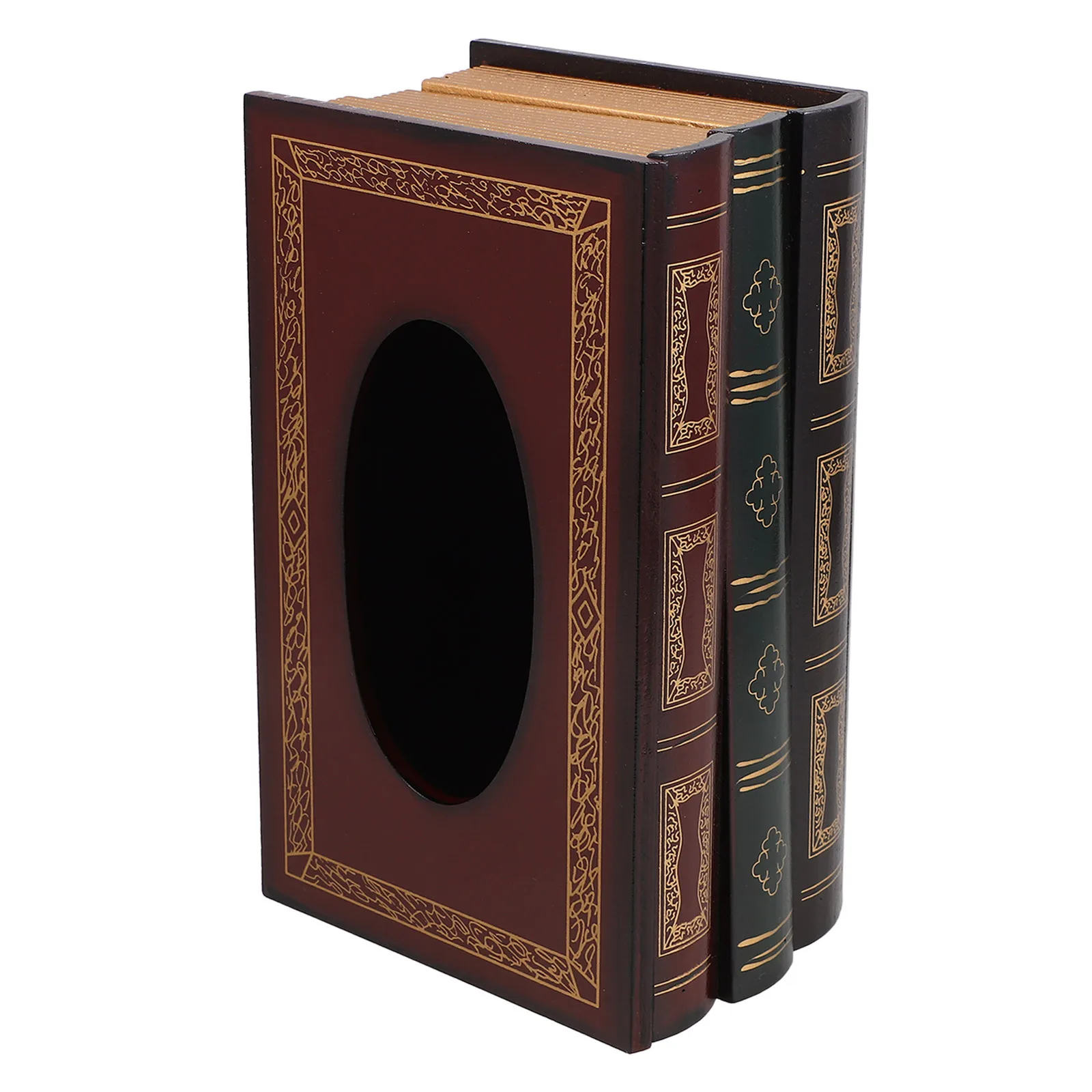 

Wood Rectangular Tissue Box Holder Large Capacity Reusable Paper Towel Storage Organizer Desktop Tissue Box Cover