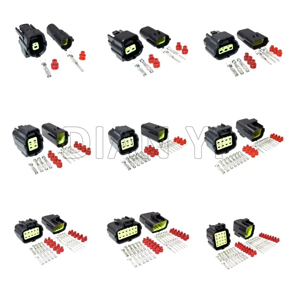 

1 Set 1/2/3/4/6/8/10/12/16 Way Denso Auto Wire Connector AC Assembly Car Sealed Truck Harness Socket 368050-1 174982-2 174984-2