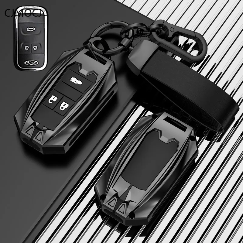 

Premium Key Fob Cover for Chery EQ1/Tiggo 3x/5x/E3/8 Pro/7/9/CDM – Protective Case Keybag Keychain