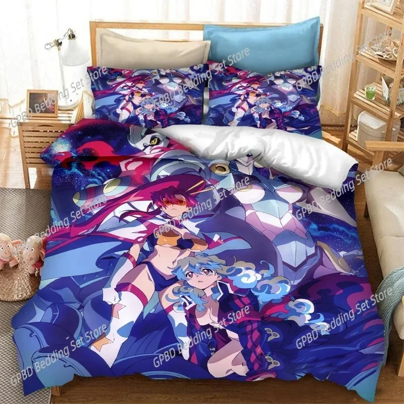 

Anime Tengen Toppa Gurren Lagann Kamina Comfortable Duvet Cover Pillowcase Bedding Set Children Bedroom Decoration Home Textile