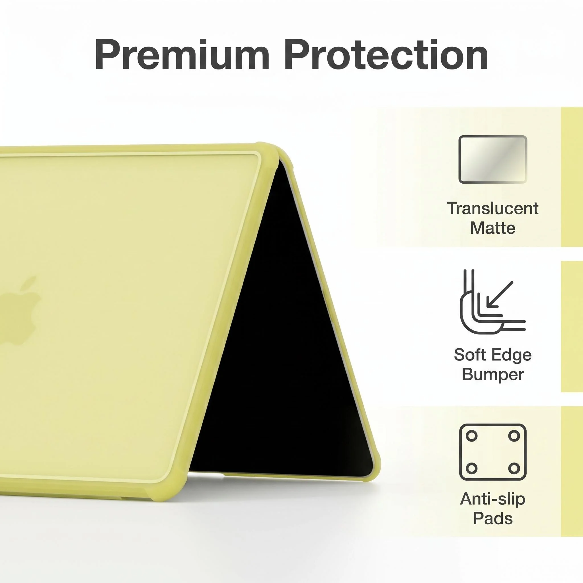 Laptop Cover For Macbook Neo Case 2026 MacBook Air 13 15 M5 Chip Case MacBook Pro 14 M4 Pro 16 M3 M2 M1 PC Case + TPU Edge Funda