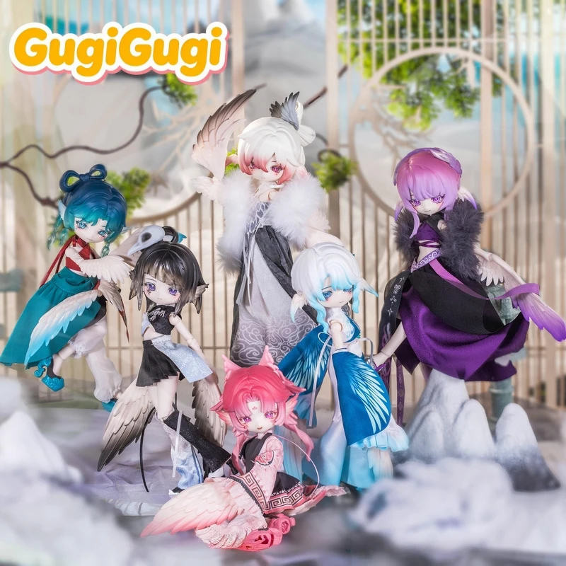 Genuine Penny'S Box Luluya Cloud Feather Pavilion Series 1/8 Action Figure Bjd Blind Box Doll Model Decoration Collect Toy Gift