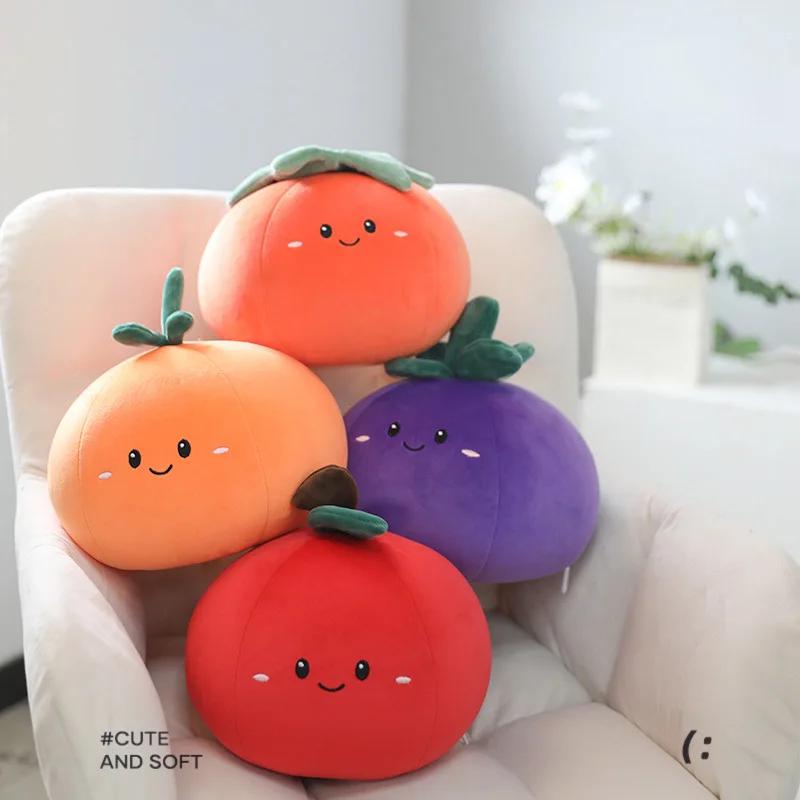 Cartoon Fruit Design 2-in-1 Pillow Perfect for Modern Office Workers