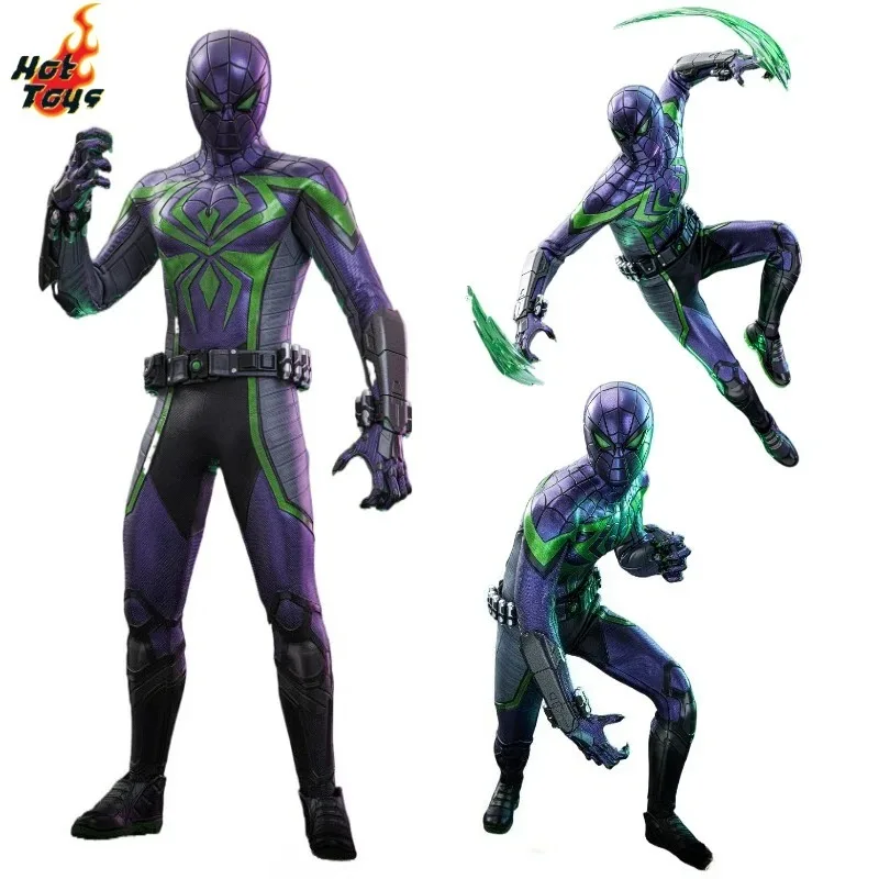 

Новые оригинальные горячие игрушки Marvel MILES MORALES PURPLE REIGN костюм VGM68 экшн-фигурки игрушки коллекция подарков