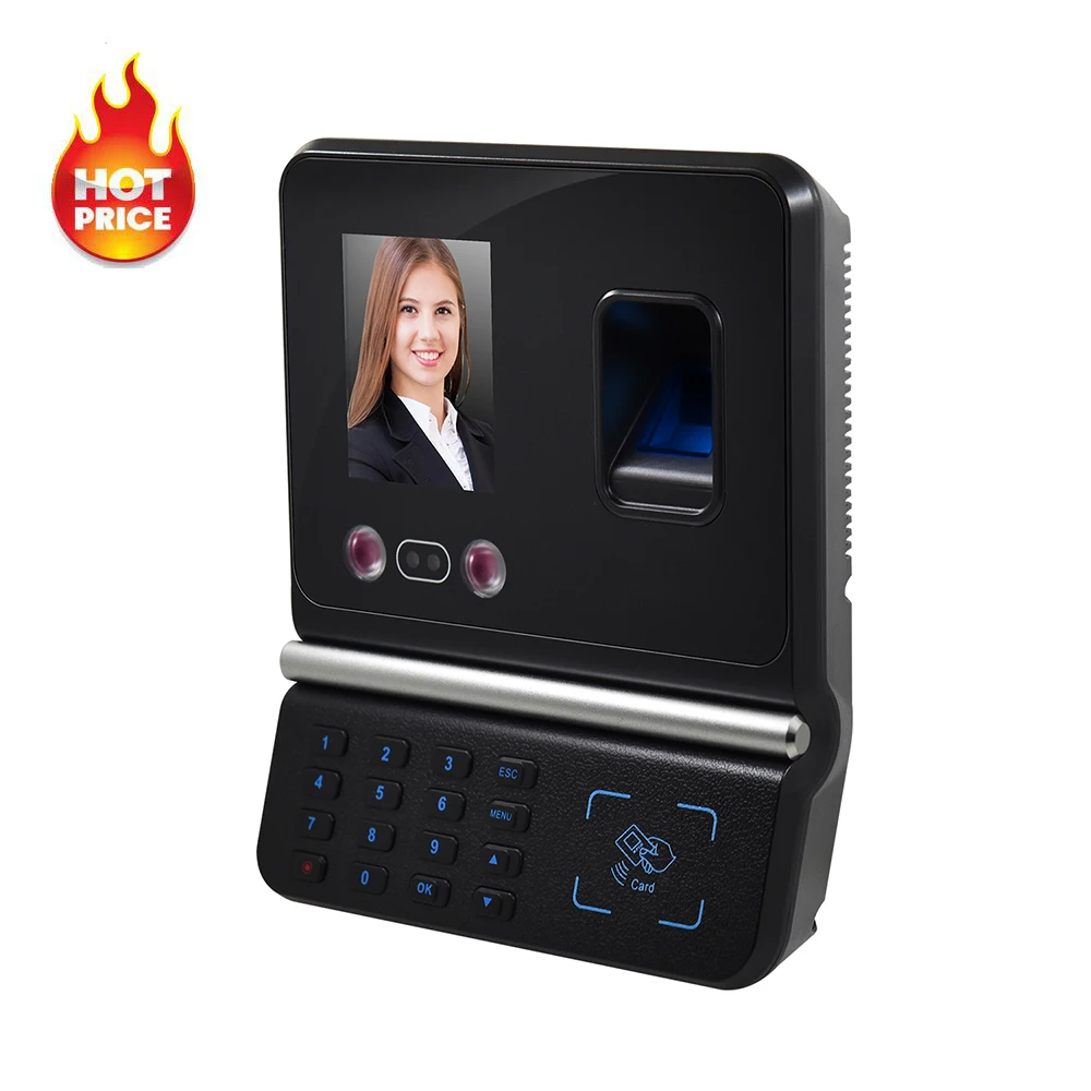 Online TM-F620 Software Time Attendance Machine Biometric Face Fingerprint Recognition Card Password Supports Time Recording