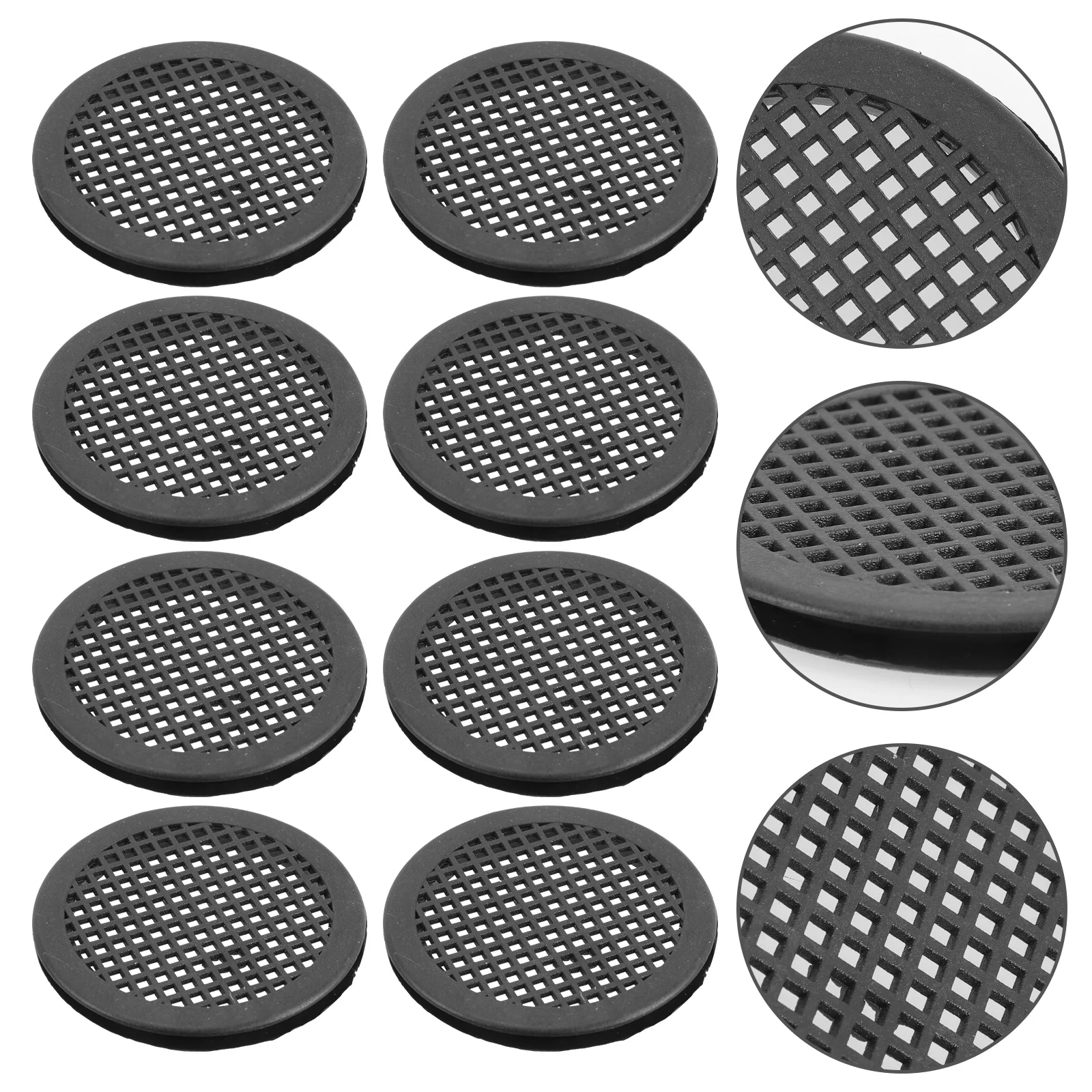 10 Pcs Cabinet Air Hole Vent Device Plug Wardrobe Holes Round Cover Venting Wind