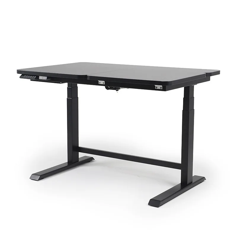 Electric lifting wrought iron drawing table art office desk workbench
