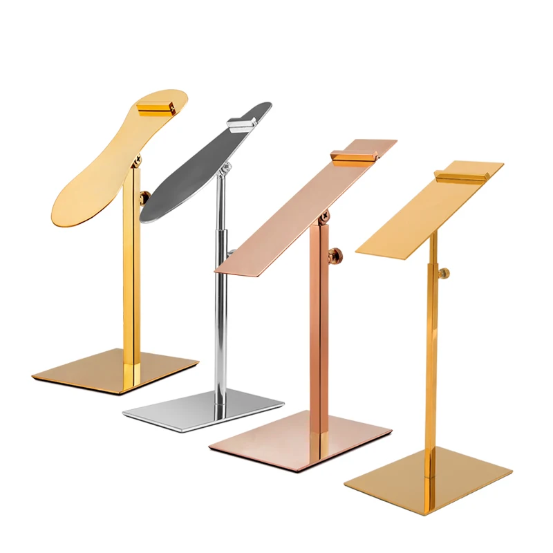 

Stainless steel rack retractable shoe bracket shoe store display support rack