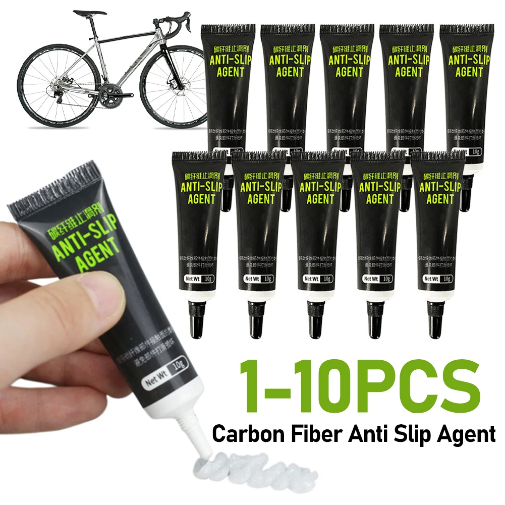 10g Carbon Fiber Anti Slip Agent For Seatpost Handlebar Frame Stem Carbon Fiber Surfaces Protection Accessory Bike Grease