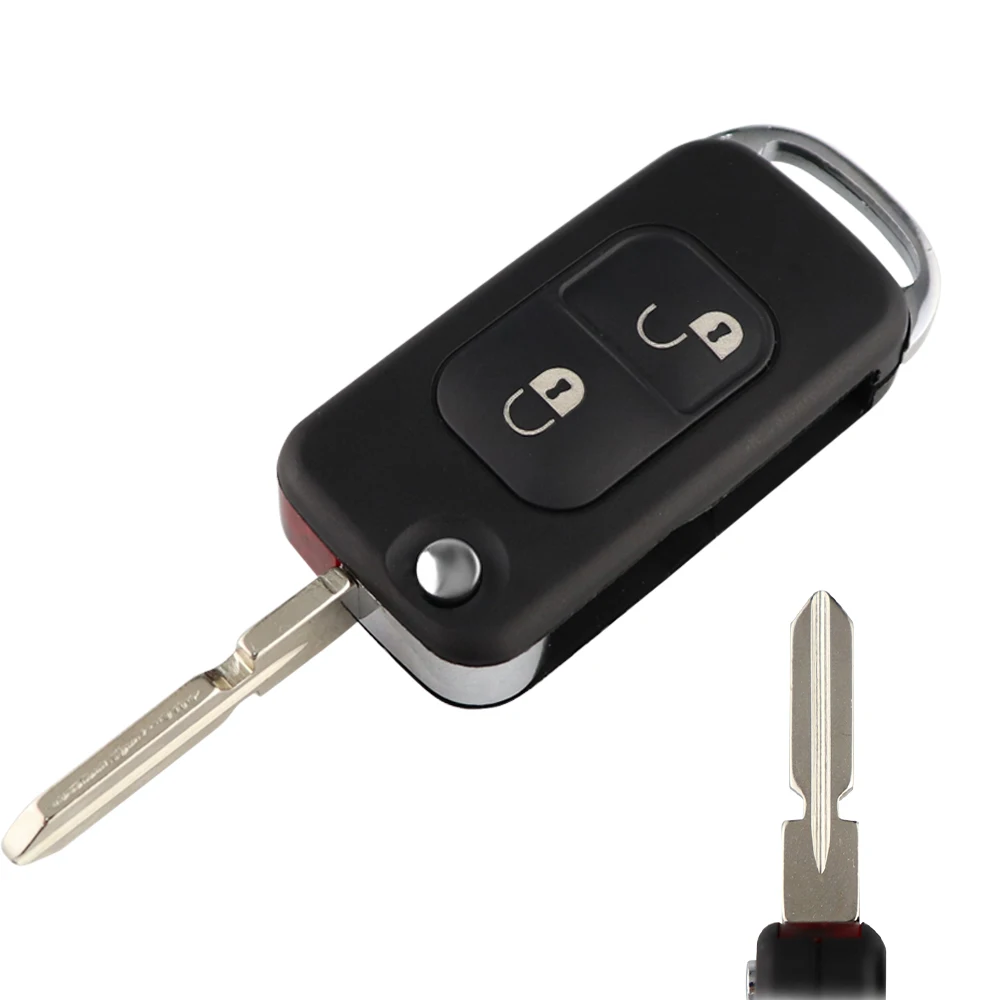 Remote Car Key Shell For Mercedes Benz A E C CL S SL SLK ML W168 W124 W202 W203 W210 W211 B200 ML55 AMG S500 SL500 A160 E113