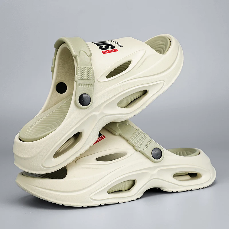 

Men's Summer New Slippers High Quality EVA Soft-soled Sandals Soft Non Slip Bathroom Slippers Ultra Light Outdoor Beach Slides