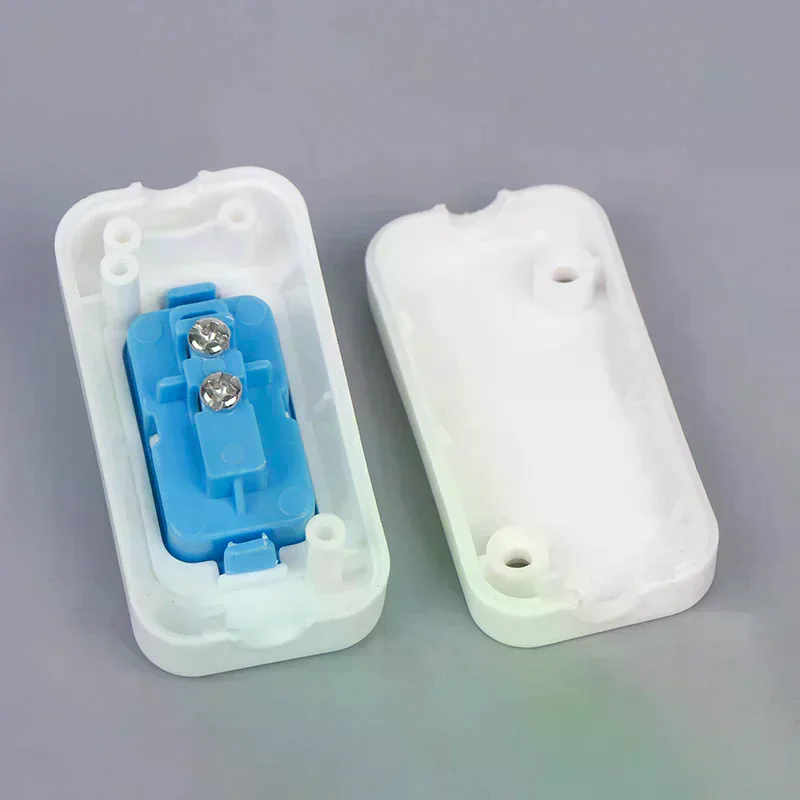/TPz/1/5PCS Small Rocker Button Wiring Switch White Hand Pinch Bedside Small Appliance Push Button Boat Shape Switch