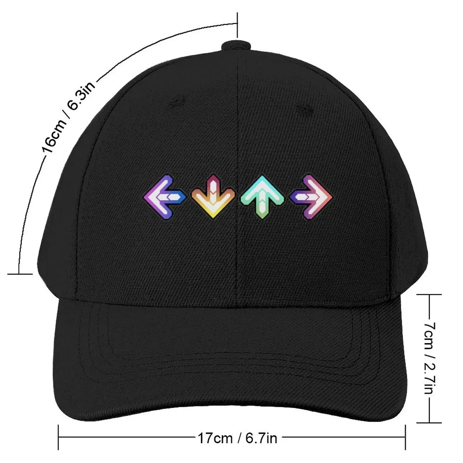 DDR ARROWS Baseball Cap designer cap Unique hats Horse Hat Dropshipping Men's Baseball Women's