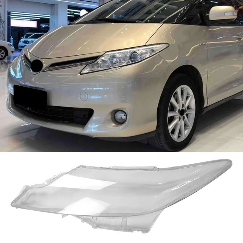 

Крышка передней фары, корпус объектива для Toyota Previa/Estima Aeras 2009-2015, прозрачный корпус, абажур