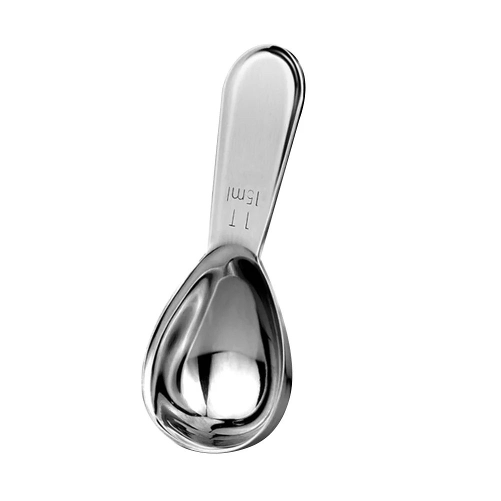 

Coffee Measuring Spoon Stainless Steel Kitchen Baking Scale Mark Dry Liquid Ingredients 50ml 100ml PrecisionSpoons