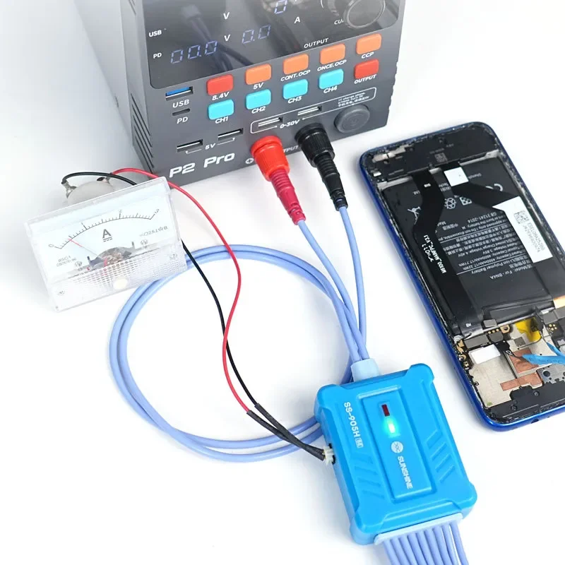 

SUNSHINE SS-905H SE Android Кабель питания без батареи для MI/HW/OP/HTC/SAM/HONO Встроенный идентификационный резистор Power On Line