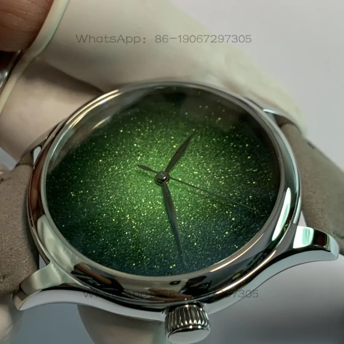Magic City Watch Store Men's watch with enamel surface ST2130 precision grinding movement, brand new genuine non text book