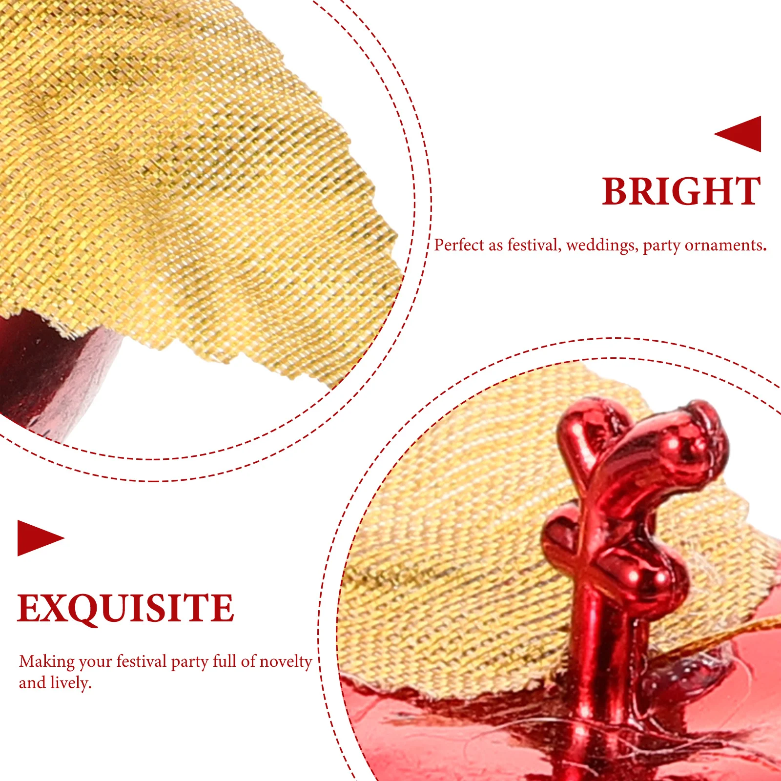 

24pcs Christmas Apple Hanging Ornament 4Cm Simulation Plated Pendant Xmas Tree Decor Holiday Party Home Office Decoration