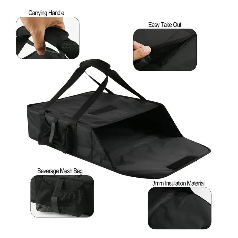 Food Pizza Delivery Insulated Bag Camping Warmer Cold Thermal Bag Food Thermal Insulation Bag