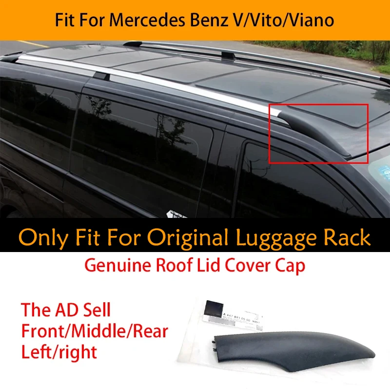 

Genuine Roof Luggage Rack Guard Cover Roof Lid Cover Cap For Mercedes Benz V Vito Viano V260 Luggage Rack Cover