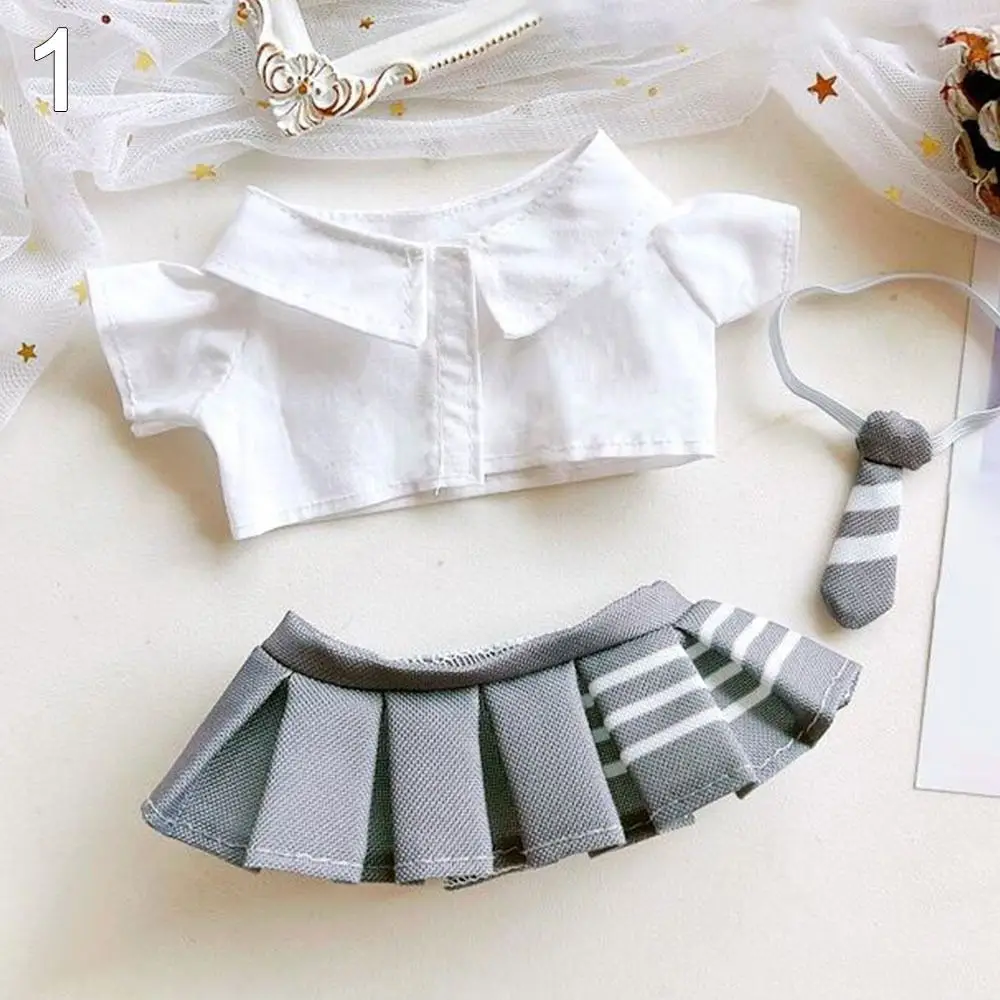 1pc/1Set 5 Styles Mini Clothes Cotton  Dolls  Sweaters  Shirt Skirt  Star Shoes 20cm  Clothes